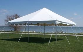20x20 Pole Tent - Grass Setup 20x20 Pole Tent - Grass Setup