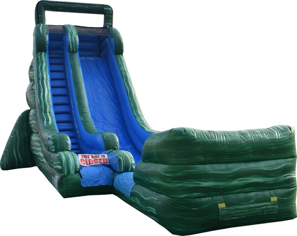 22ft GREEN MONSTER WATER/DRY SLIDE 22ft GREEN MONSTER WATER/DRY SLIDE