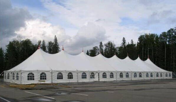 40ft X 220ft Pole Tent on Grass Only