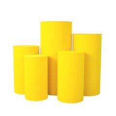 Pillar Spandex set of five Canary Yellow
