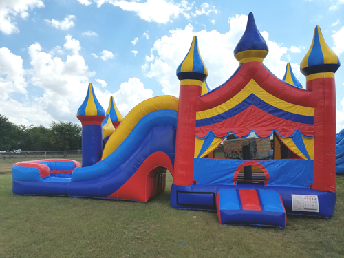 Big Top 4n1 Wet Combo Bounce House Rental by nflatable Party Magic Cleburne, Tx
