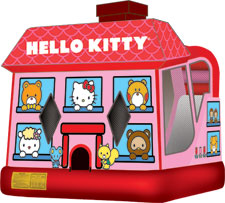 ello Kitty 4n1 Wet Bounce House Combo Rental from Inflatable Party Magic LLC Cleburne, Tx