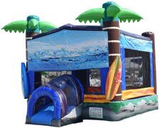 Surfer Misting Water Bounce House