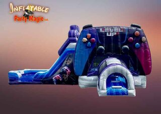 Video Game Bounce House Combo dry use