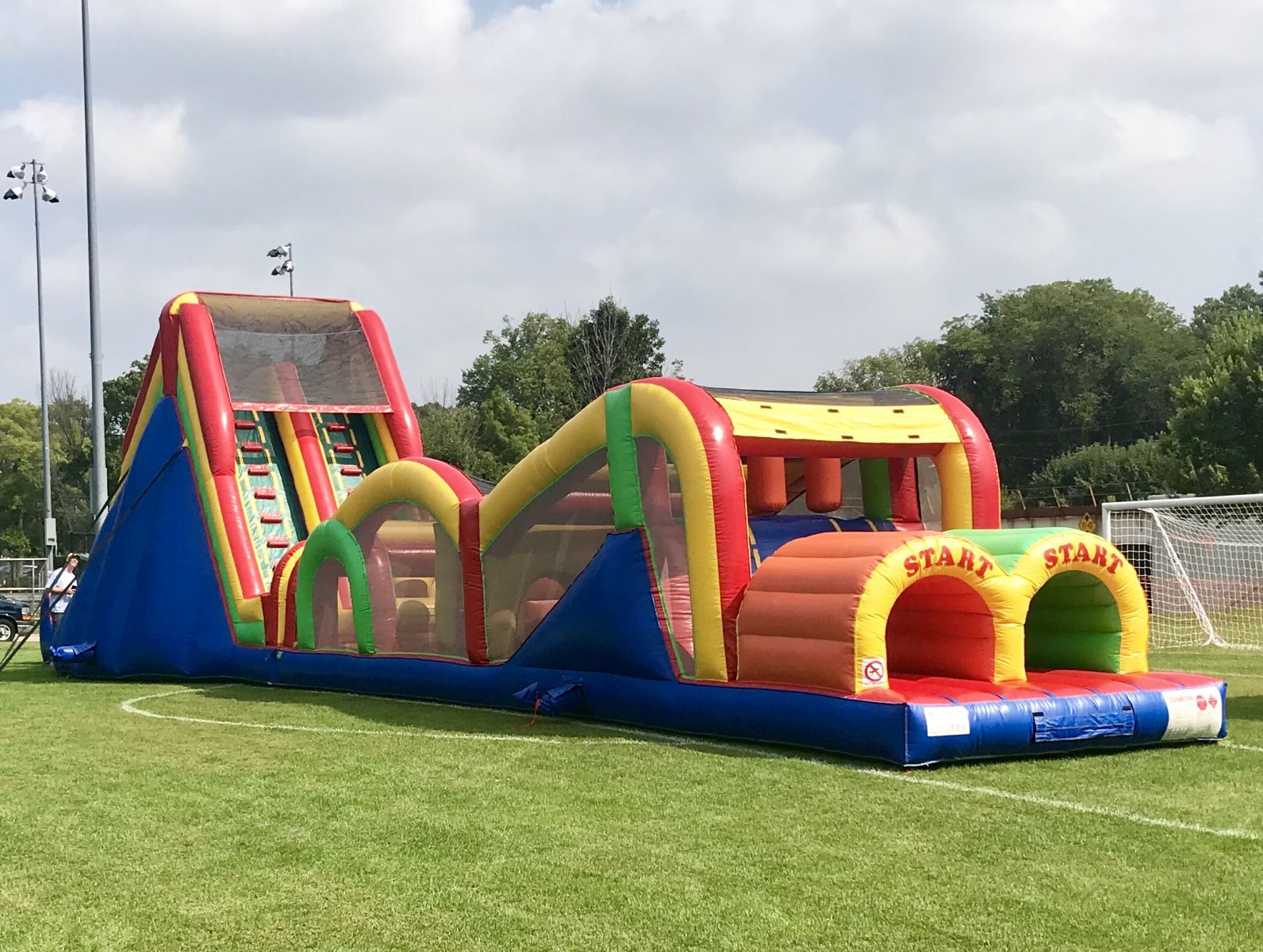 77ft. Extreme Obstacle Course Rental