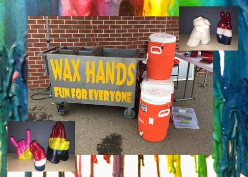 Wax Hands Novelty Rental