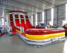 18' Hybrid Triple Lane Waterslide