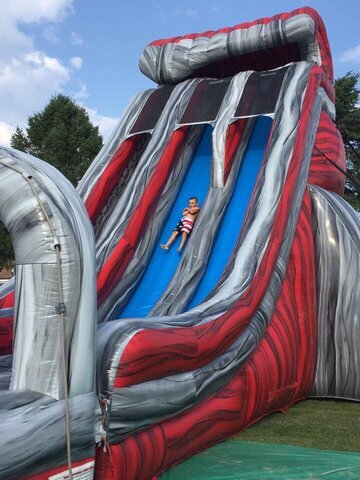 27ft Dual Lane Super Slide