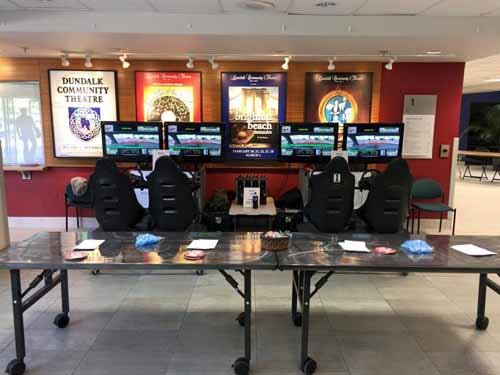 4 Seat Simulators at Distracted Driving Event