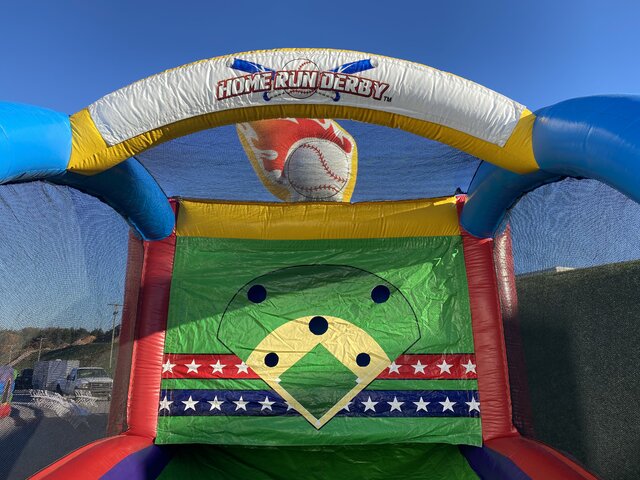 Homerun Derby Inflatable Baseball Game Rental