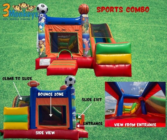 Sports Themed Combo Rental York Pa