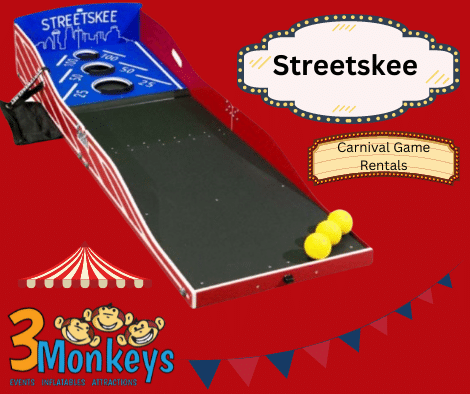 Streetskee Carnival Game Rental | 3 Monkeys Inflatables Central PA