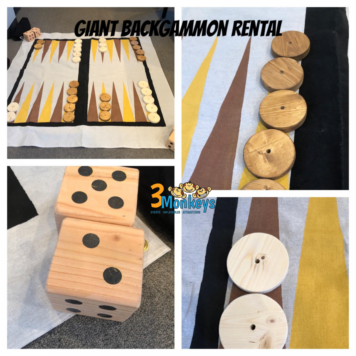 Giant Backgammon Game Rental Pennsylvania Event Rentals