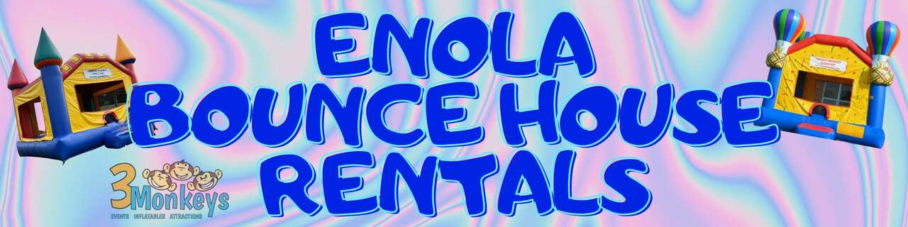 Best Bounce House Rentals Enola | 3 Monkeys Inflatables