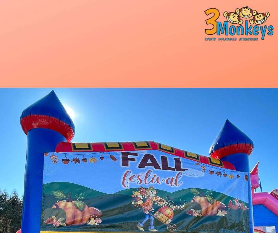 Fall Festival Banner for Combo Bounce House