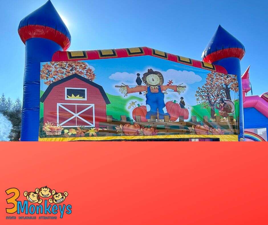 Scarecrow Banner for Combo Bounce House