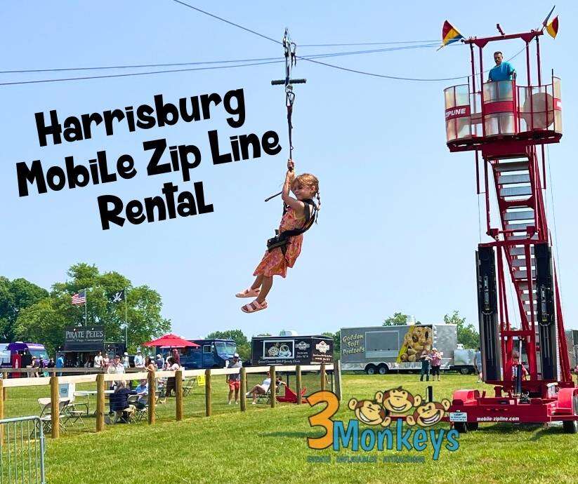 Mobile Zip Line Rental Harrisburg
