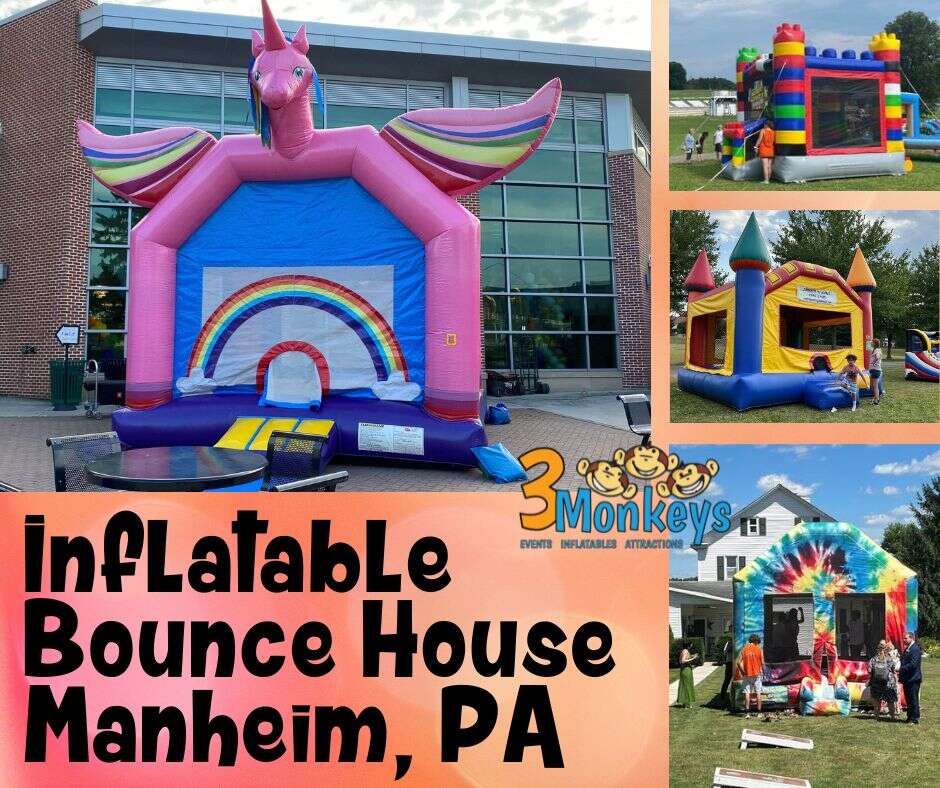 Book an Inflatable Bounce House Rental Manheim