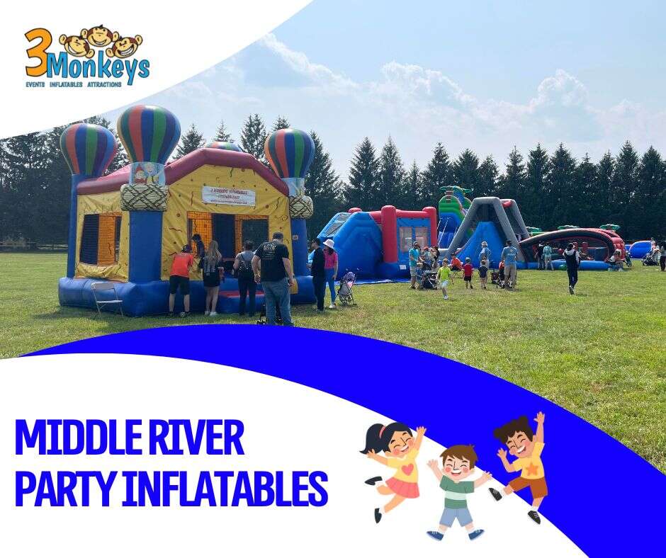 Top Party Inflatables in Middle River - 3 Monkeys Inflatables