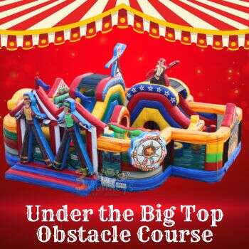 Under the Big Top Obstacle Course for Rent