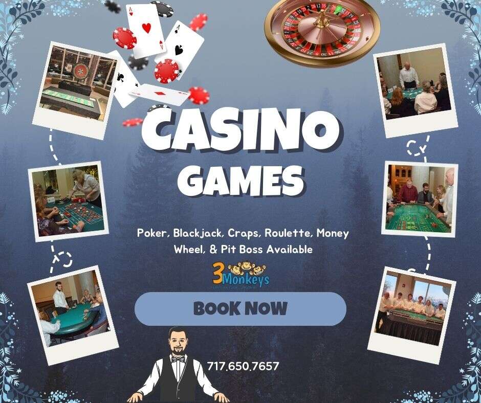 Winter Casino Party Rentals in York