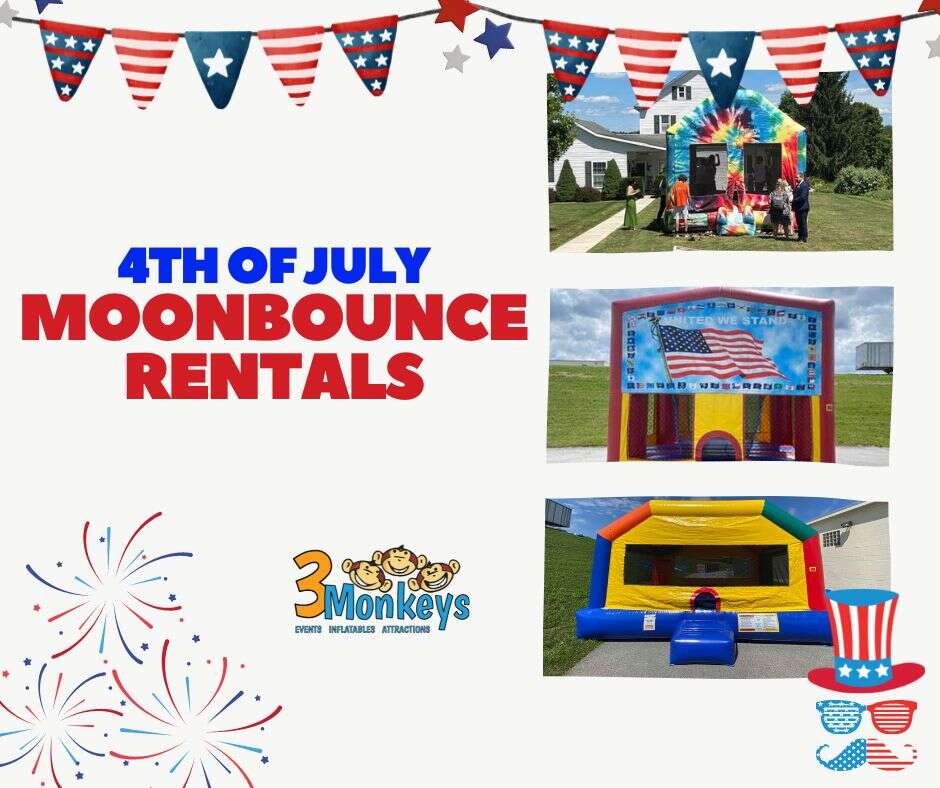 4th of July Moonbounce Rentals Near Me