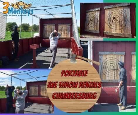 Chambersburg Axe Throwing Rentals near me | 3monkeysinflatables