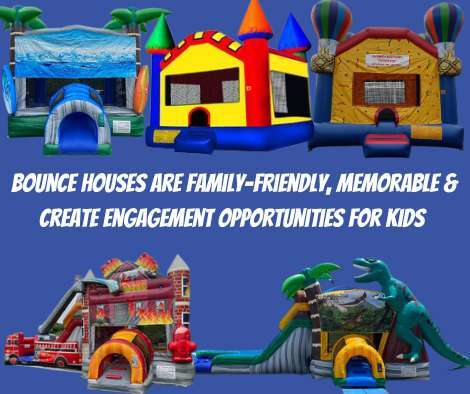 Bounce houses are perfect for corporate events