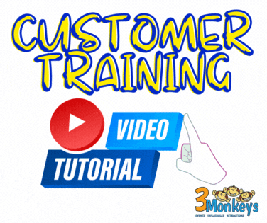 Customer Training Video Tutorial - 3 Monkeys Inflatables