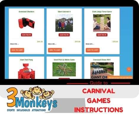 Carnival Game Instructions - 3monkeysinflatables