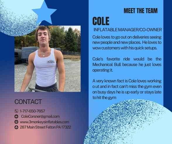 Cole-Manager-3monkeysinflatables
