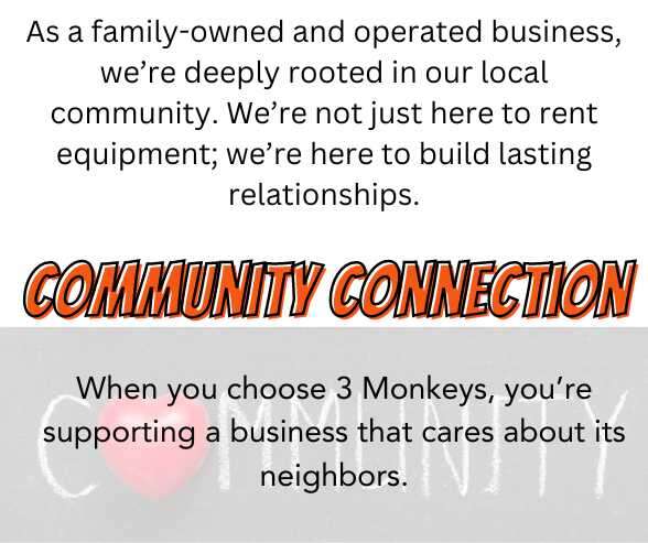 Community Connection with 3 Monkeys Inflatables