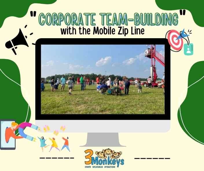 York Corporate Team Building Events with Zip Line Rentals