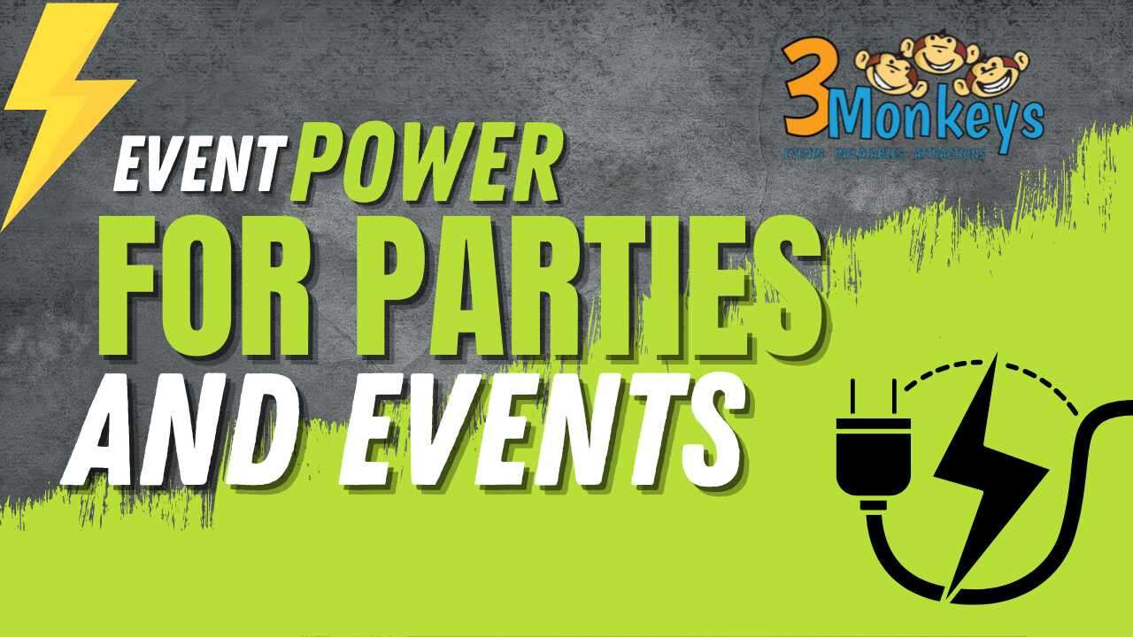 Party and Event Rental Power Needs