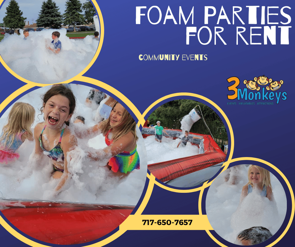 Foam Parties for Rent near me