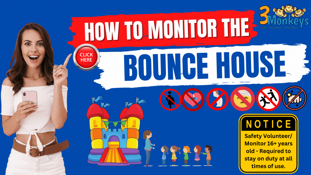 How to monitor the bounce house