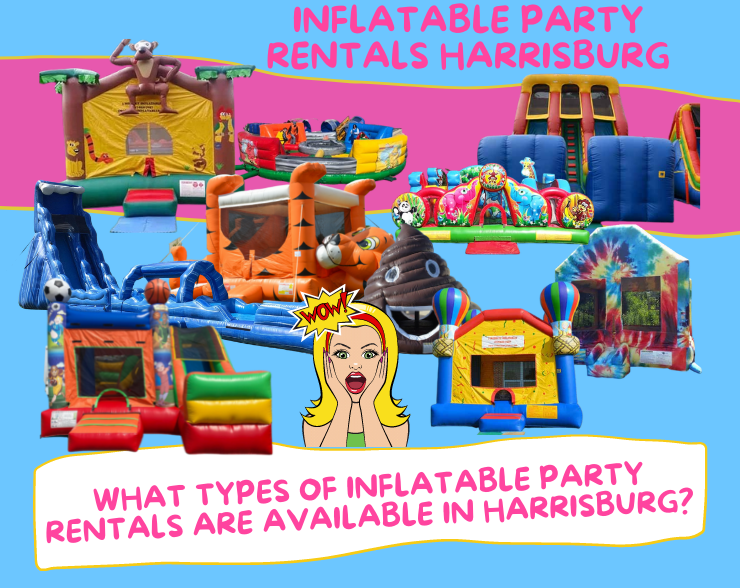 Inflatable Party Rentals Harrisburg Map