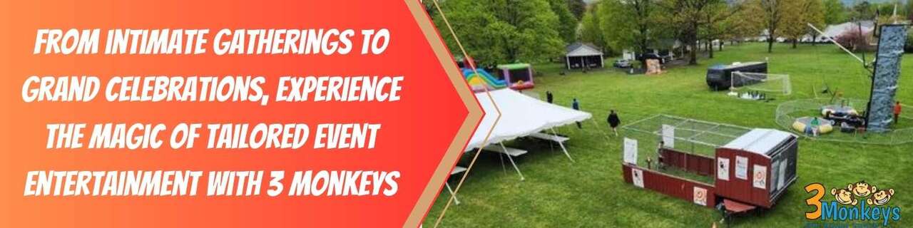 Tailored Event Entertainment with 3 Monkeys Inflatables