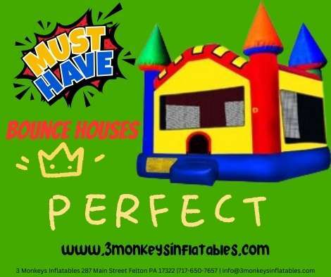 bounce house make the perfect rental-3monkeysinflatables