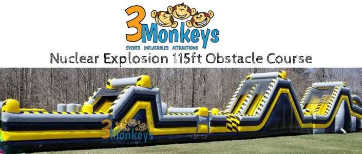 Nuclear 115ft Obstacle Course Rental near me