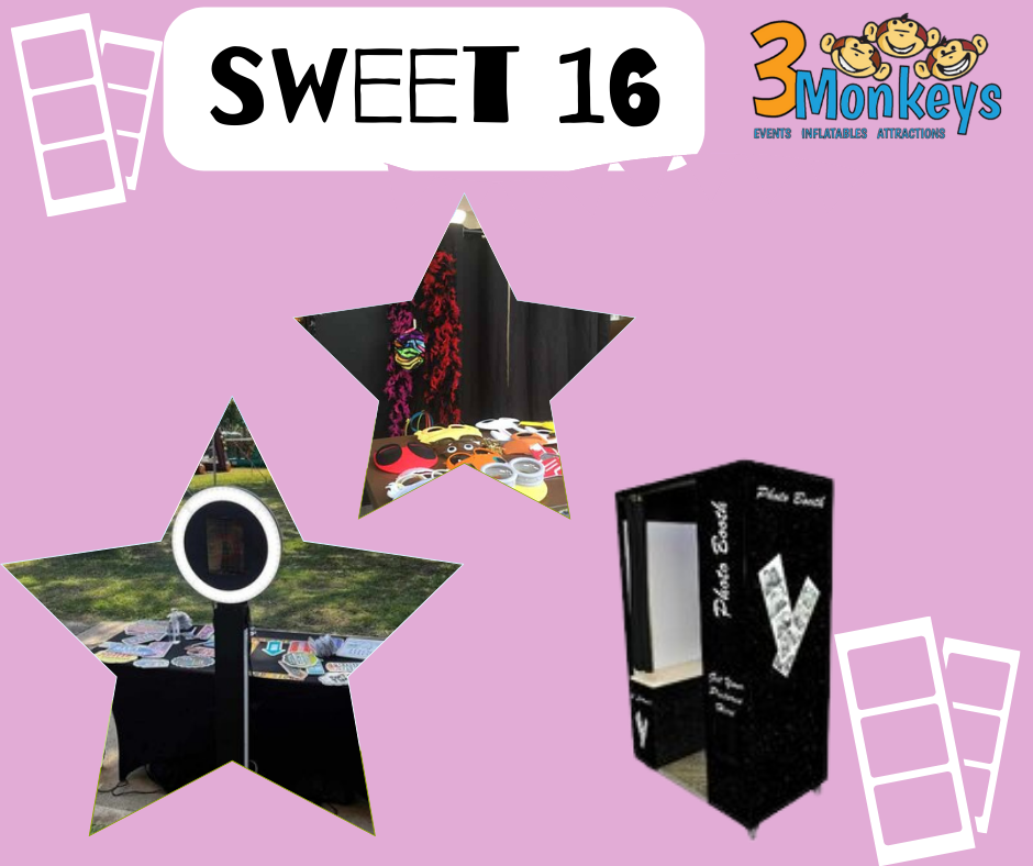 Sweet 16 Photo Booth Party Rental