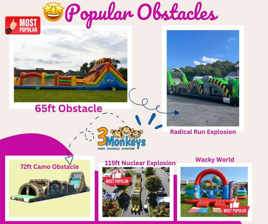 Popular Obstacle Course Rentals near me