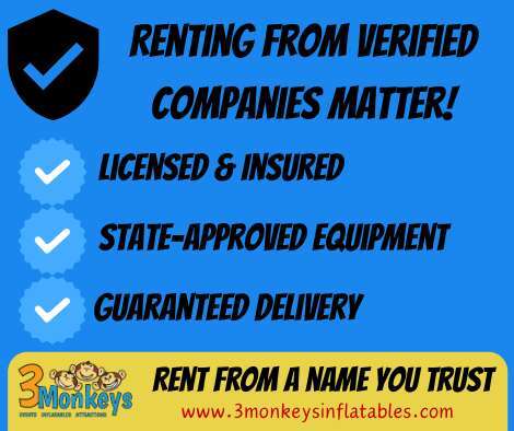 Renting from a verified bounce house company matters