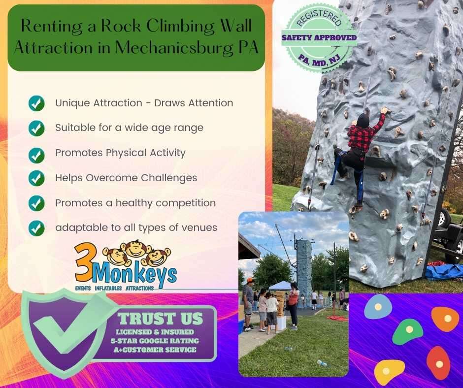 Mechanicsburg Rock Wall for Rent near me