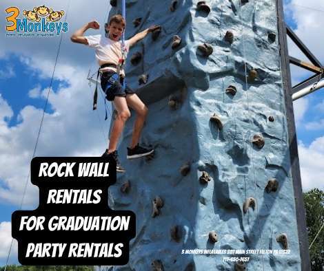 Rock Climbing Wall Rental for Graduation Party Rentals