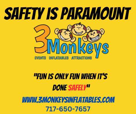 Safety is everything | 3 Monkeys Inflatables 