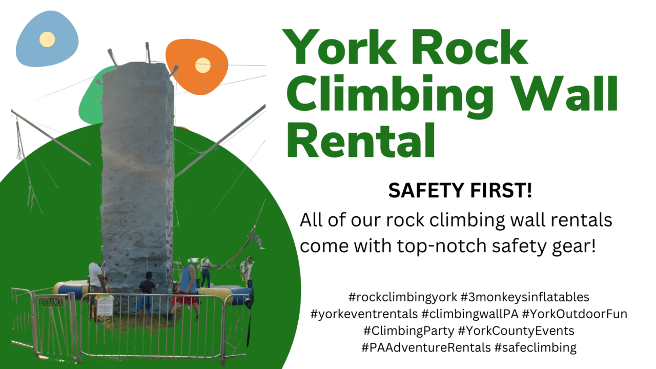 Rock Wall Rentals York nearby