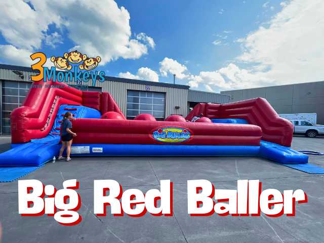 Big Red Baller Rental - 3 Monkeys Inflatables