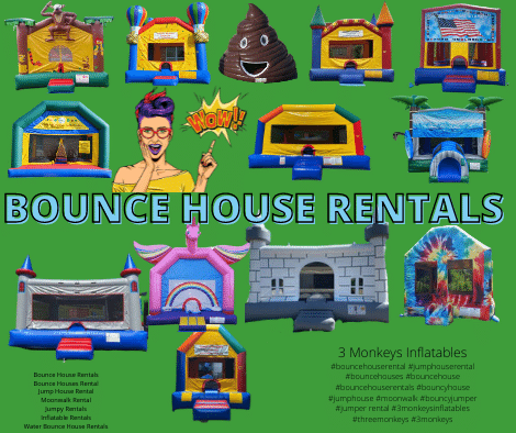 Bounce House Rental | Central PA | 3monkeysinflatables.com