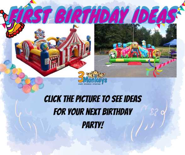First Birthday Party Rental Central PA